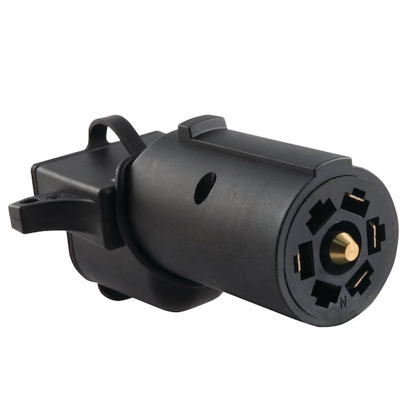 Wiring Adapter, 7-way to 4-way w/ Reverse Alarm 3.9" x8.75" x2.3"